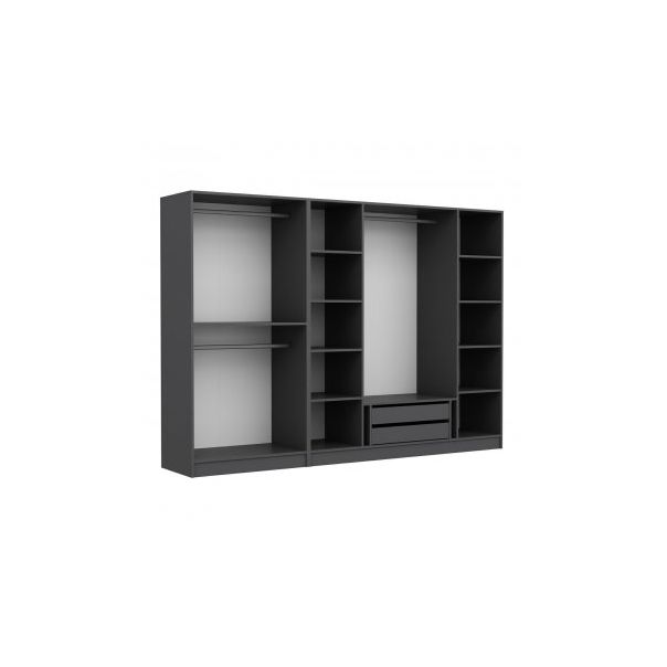 HANAH HOME Ormar Kale 4939, siva - 194941