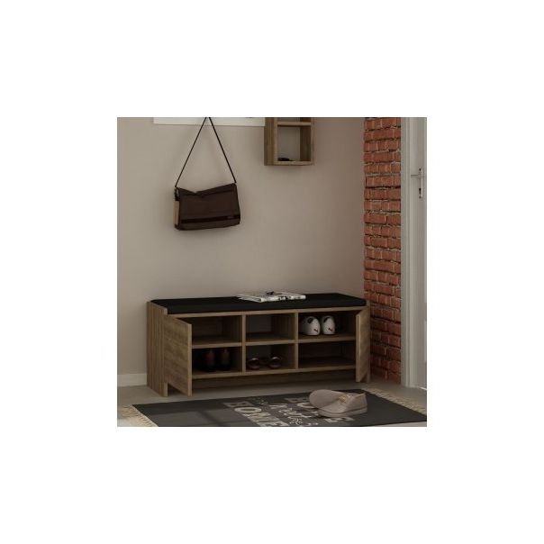 HANAH HOME Cipelarnik Zulla Dark Oak - 195009