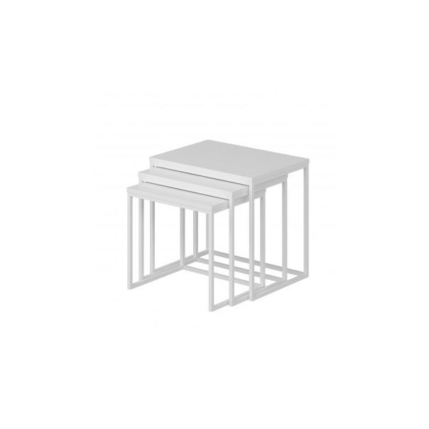 HANAH HOME Set klub stolova Evia, bela - 195059