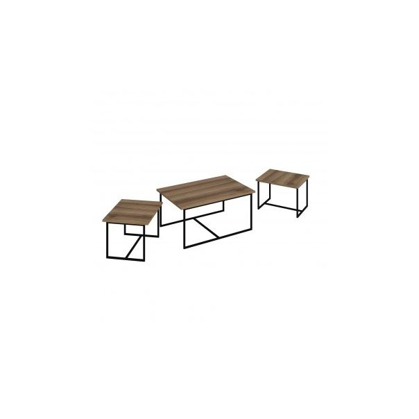 HANAH HOME Set klub stolova Levada, braon - 195065