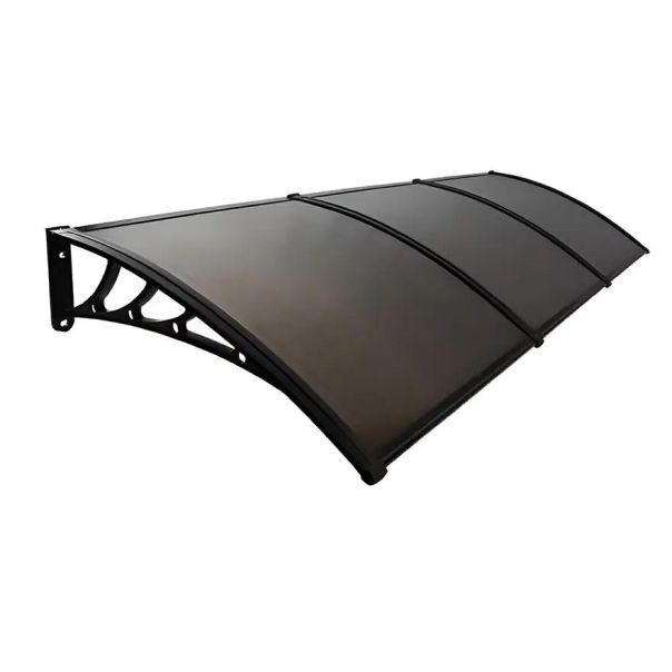 Nadstrešnica Aluminijumska 300x120cm Crna Bronza 5mm - EP3047997