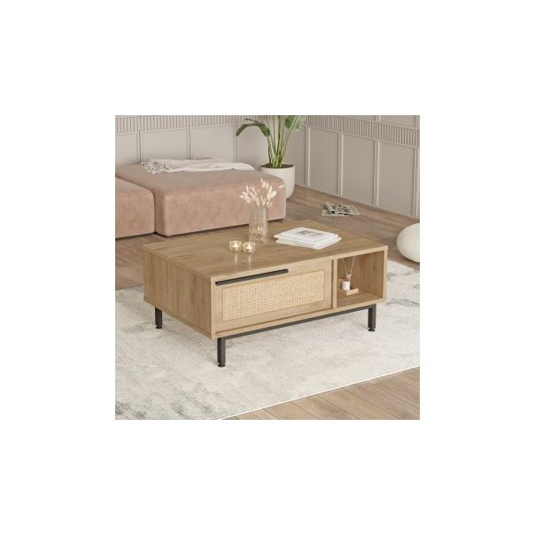 HANAH HOME Klub sto On2-Su, krem - 195138