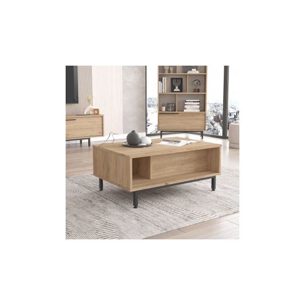 HANAH HOME Klub sto On2-S, krem - 195139