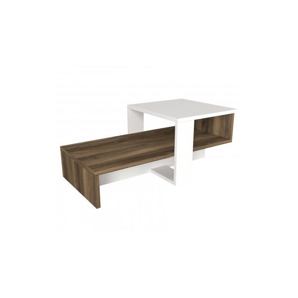 HANAH HOME Sto za dnevnu sobu Chain White Walnut - 195151