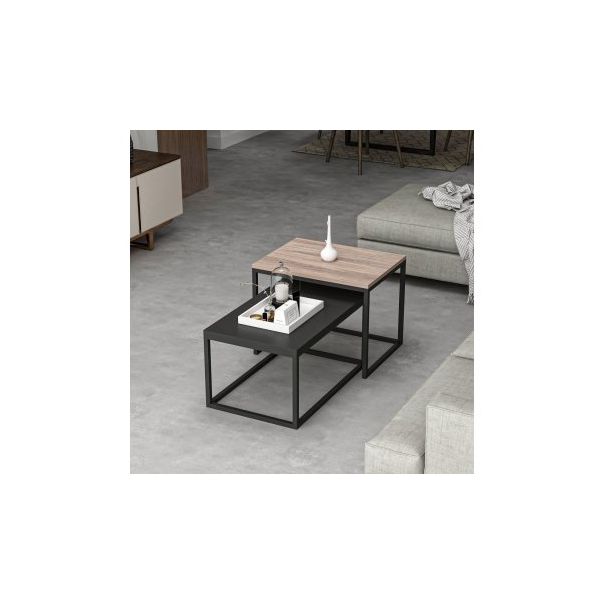 HANAH HOME Sto za dnevnu sobu Leka Black - 195152