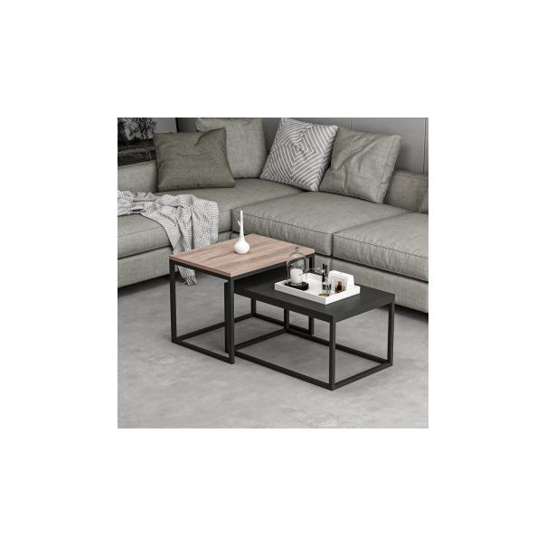 HANAH HOME Sto za dnevnu sobu Leka Black - 195152