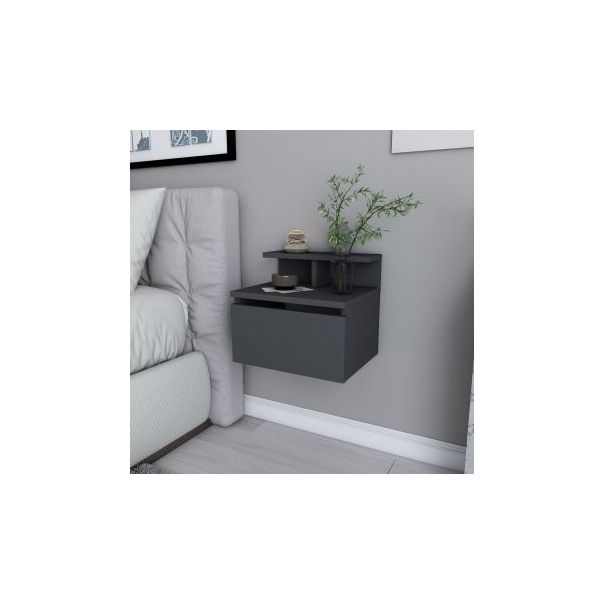 HANAH HOME Zidni noćni ormarić Alice, antracit - 195196