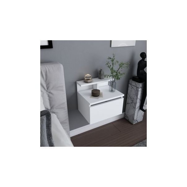 HANAH HOME Zidni noćni ormarić Alice, bela - 195197