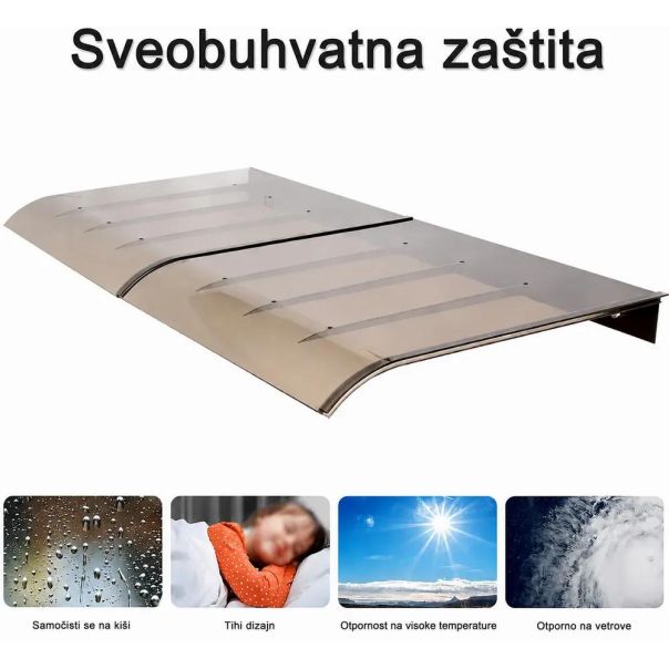 Nevidljiva Nadstrešnica 50x50cm Bronza - EP3073360