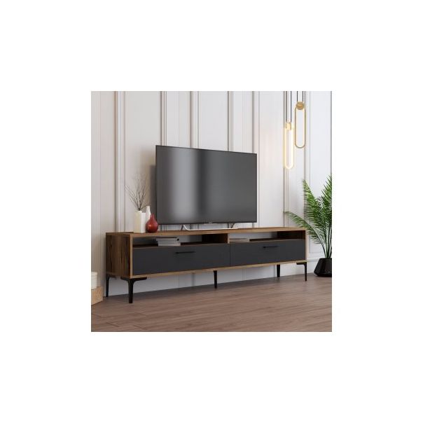 HANAH HOME TV komoda Istanbul 2, braon/antracit - 195263