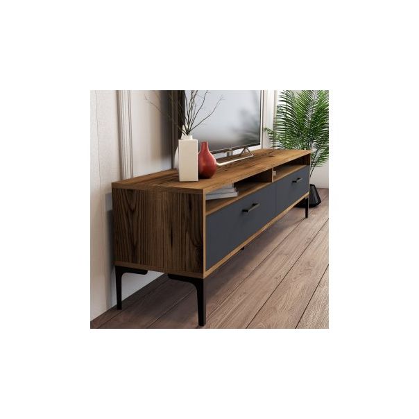 HANAH HOME TV komoda Istanbul 2, braon/antracit - 195263