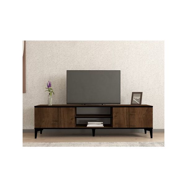 HANAH HOME TV komoda Erem, braon/crna - 195283