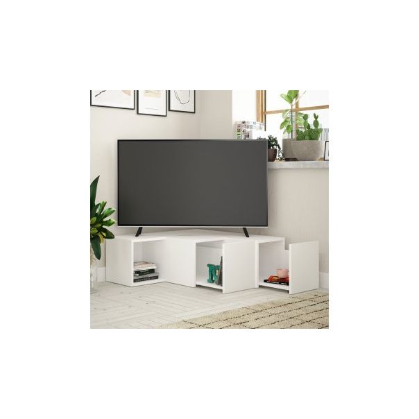 HANAH HOME TV polica Compact, bela - 195288