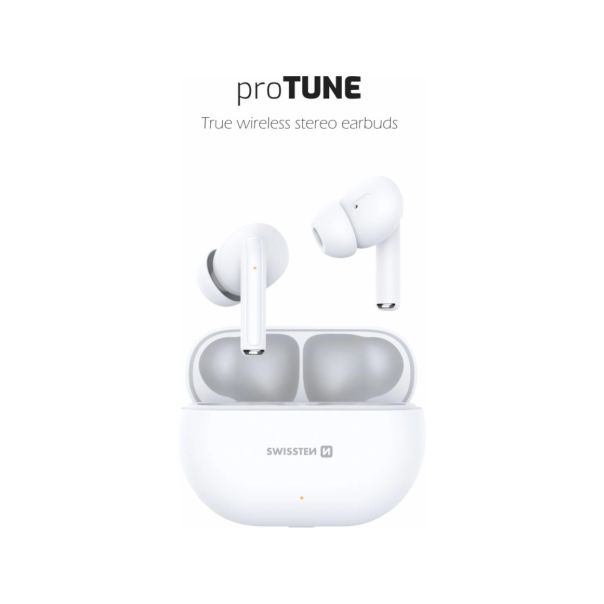 SWISSTEN Bluetooth slušalice PRO TUNE, bela - 195373