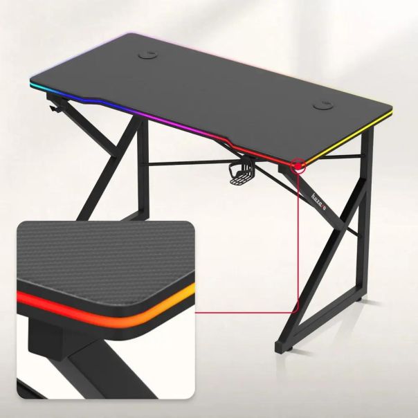 Huzaro Hero 1.7 RGB Crni Gaming sto - EP3073357