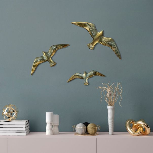 WALLXPERT Zidna dekoracija Flying Seagulls 1 - 195929