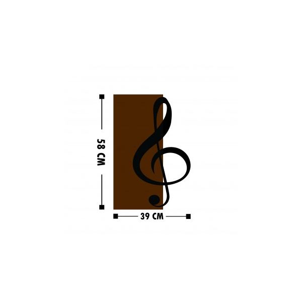 WALLXPERT Treble Clef Zidna dekoracija - 195978