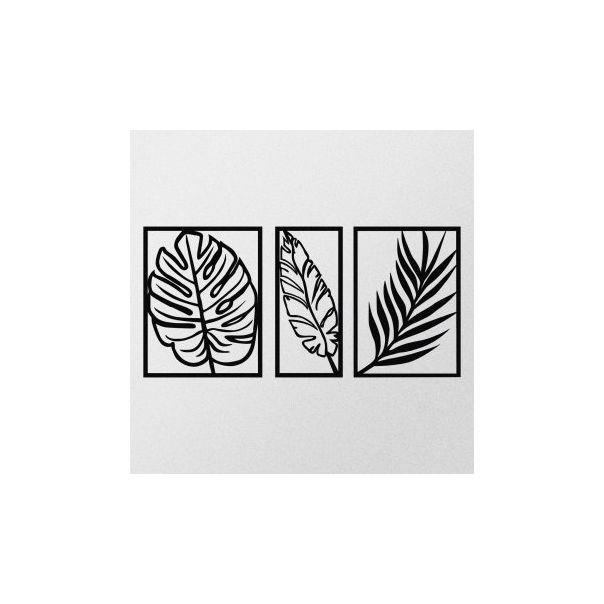 WALLXPERT Zidna dekoracija Leaf2 Metal Decor - 196044