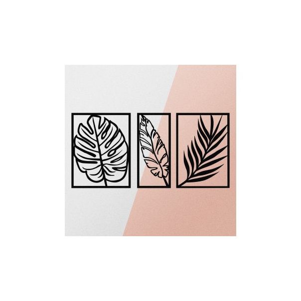 WALLXPERT Zidna dekoracija Leaf2 Metal Decor - 196044