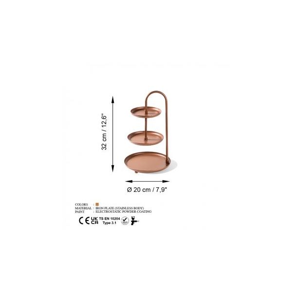 WALLXPERT Stona dekoracija Kalkı A Copper - 196057