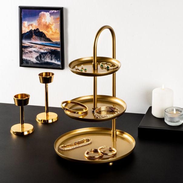 WALLXPERT Stona dekoracija Kalkı B Gold - 196058-1