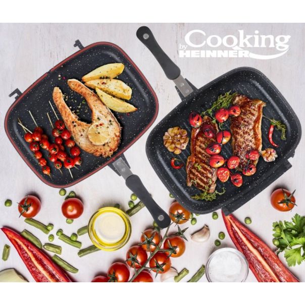 HEINNER Dvostruki grill tiganj HR-SCO-A0232I - 19609-1-1