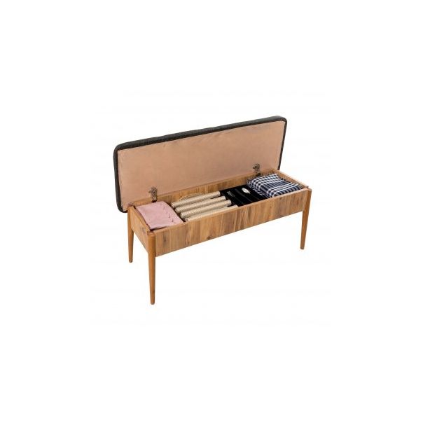 HANAH HOME Trpezarijski set Vina 1053 Anthracite Atlantic - 196227