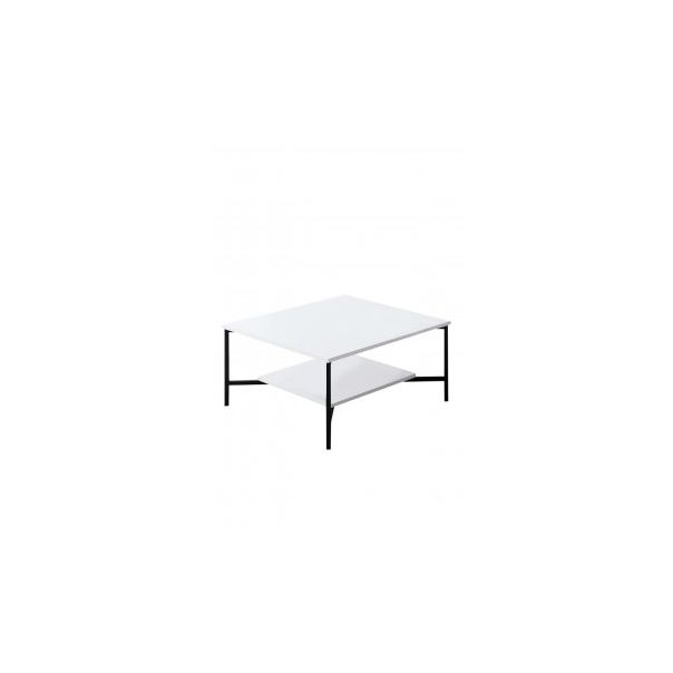 HANAH HOME Set nameštaja za dnevnu sobu Black Line, bela/crna - 196278