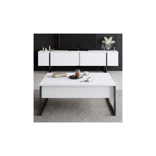 HANAH HOME Set za dnevnu sobu Luxe Set White Black - 196283