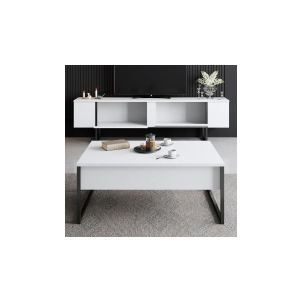 HANAH HOME Set za dnevnu sobu Luxe Set White Black - 196283