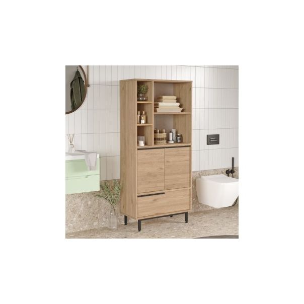 HANAH HOME Kupatilski ormarić On9C-S, krem - 196313-1