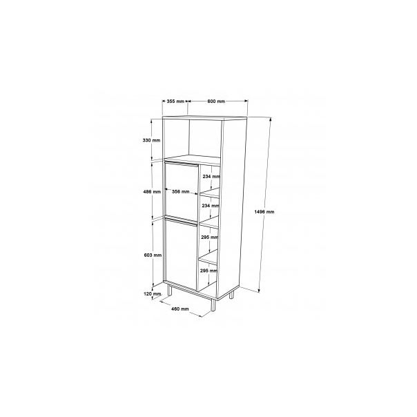 HANAH HOME Kupatilski ormarić ON10C SU - 196314-1