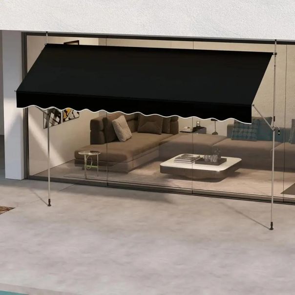 Montelux Easy 400x120cm Crna Balkonska Tenda - EP3077414