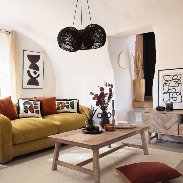 ATMOSPHERA Dekorativna vaza 21x14.5x22.5cm crna - 196735