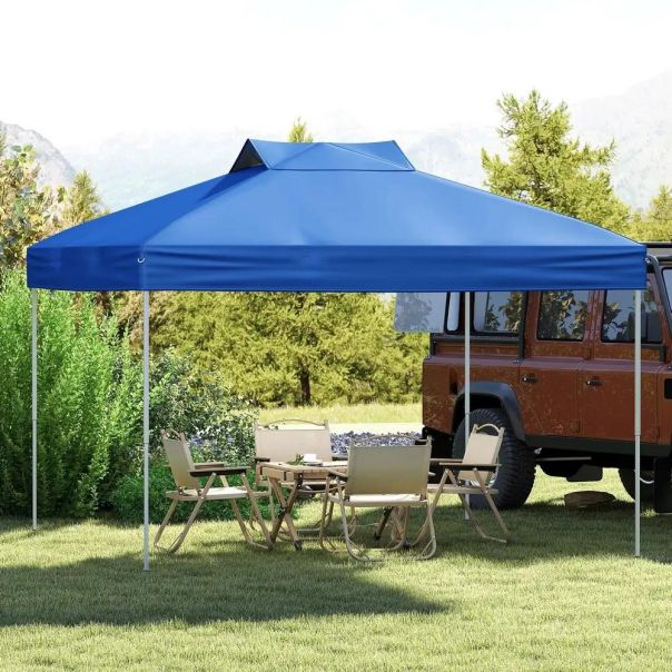 Venturo Garden 3x3m Plavi Paviljon sa mehanizmom - EP3123783