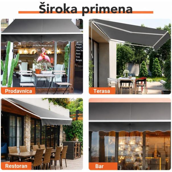 Montelux Solara 300x250cm Siva Tenda - EP3077426