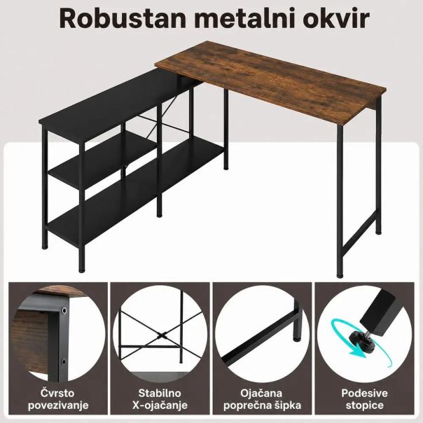 Nuvora Ugaoni Kancelarijski Sto - EP3077429