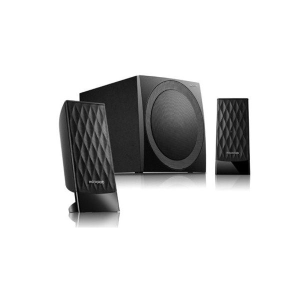 MICROLAB M300 Aktivni drveni zvucnici 2.1 sistem 38W RMS(14W, 2x12W) 3.5mm - 8995