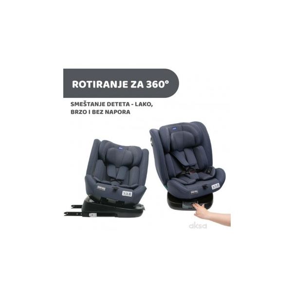 CHICCO Auto sedište A-S UNICO EVO I-SIZE (40-150CM), INDIA INK (A076420) - 199395
