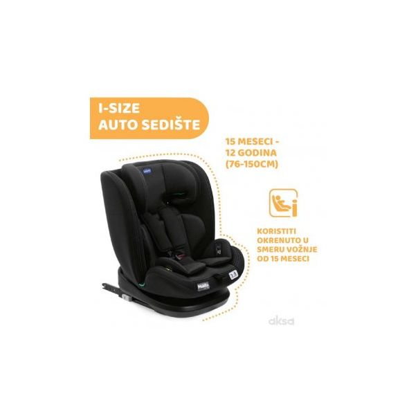 CHICCO Auto sedište A-S MOKITA I-SIZE (76-150), BLACK (A076422) - 199396-1