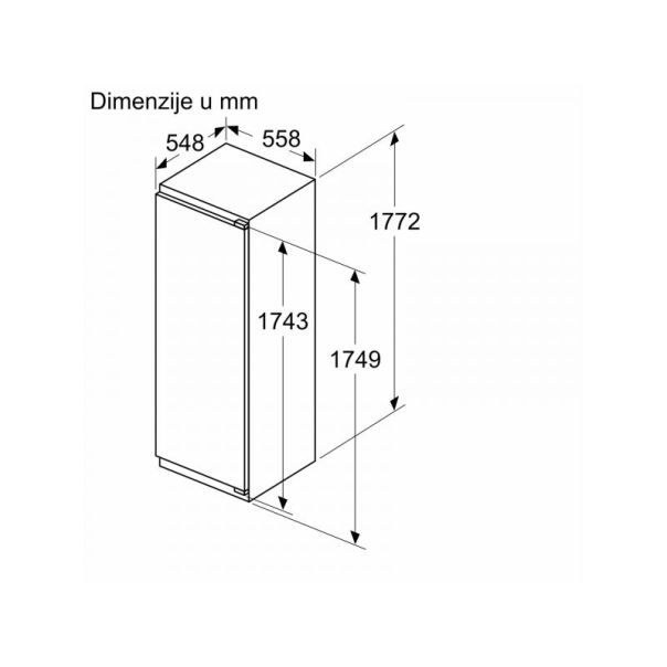 BOSCH Ugradni frižider sa jednim vratima KIR81ADD0 - EP2951671