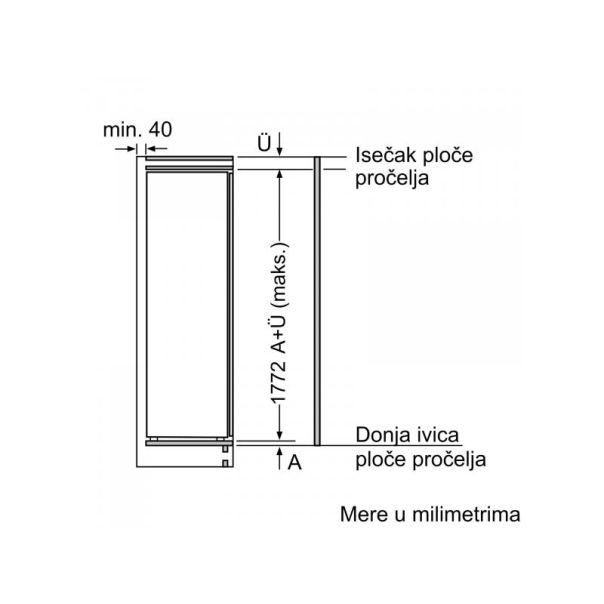 BOSCH Ugradni frižider sa jednim vratima KIR81ADD0 - EP2951671