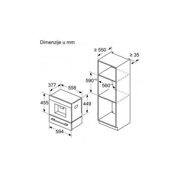 BOSCH  Ugradni aparat za kafu CTL7181B0 - 199455