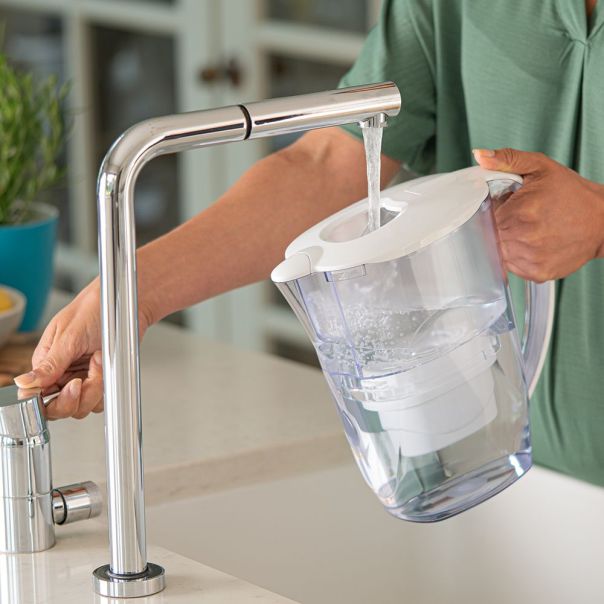 AQUA OPTIMA Bokal za filtriranje vode 2.8L Oria sa 6 filtera, bela - 19975