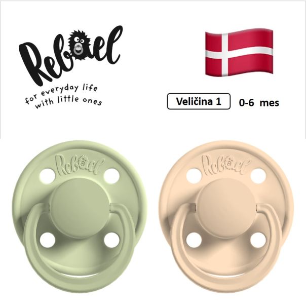 REBAEL varalice za bebe, 0-6 mes, 2 kom, Maslina i Badem, RBL19991000 - EP3314667