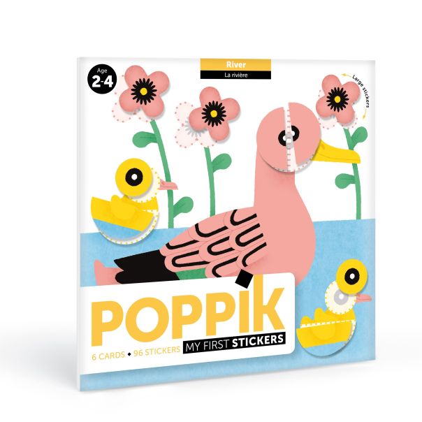 POPPIK Moje prve nalepnice: Reka - BABY002