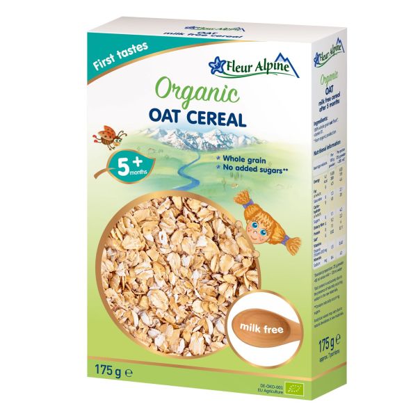 Fleur Alpine organska bezml. ovsena kaša, 5+, 175 g - 000104