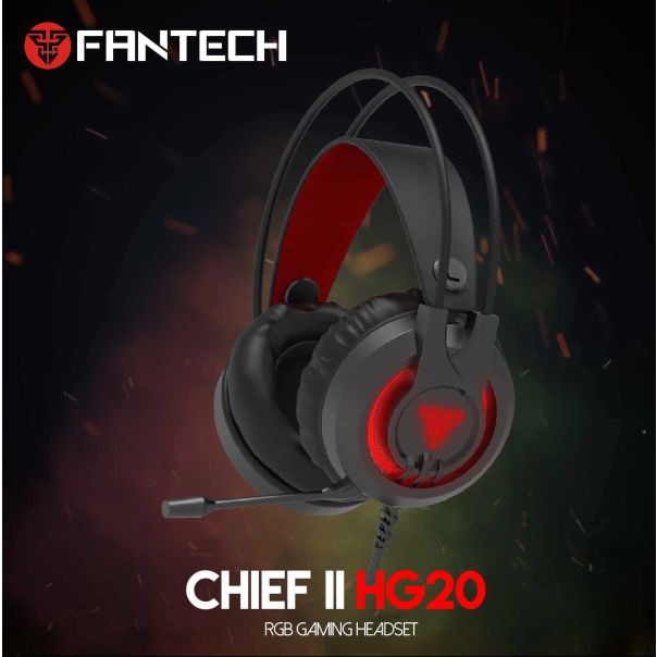 FANTECH Gejmerske slušalice HG20 CHIEF II CRNE - FT74292