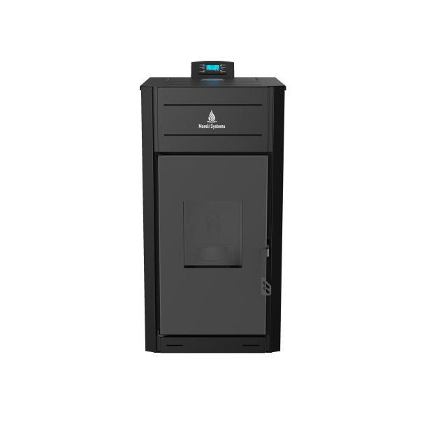 MARELI Kamin na pelet UNO 13 (1kW + 12kW) crna - EP3012011