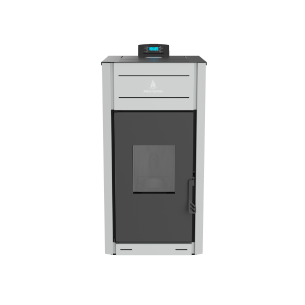 MARELI Kamin na pelet UNO 18 (2kW + 16kW) siva - EP3012030